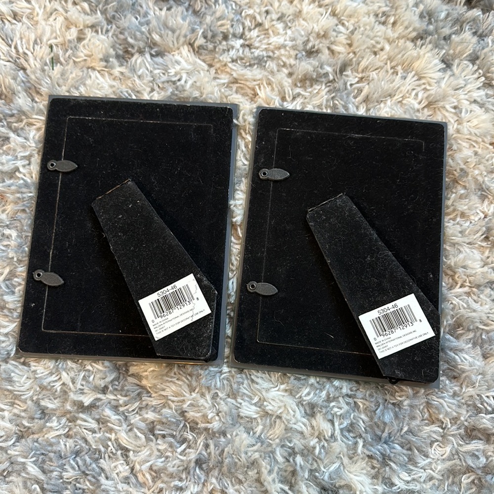 Silver studded picture frames 5x7 set of Two - Picture 3 of 3